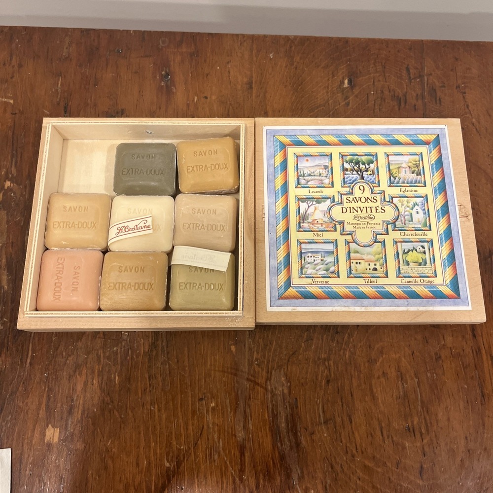 L'Occitane Savons d'Invites Guest Soaps - Vegetable Soap Set of 8 soaps Rare